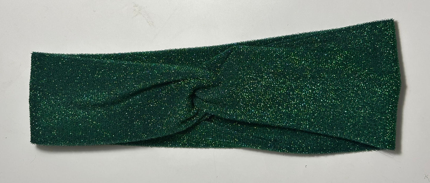 Dark green Twisted Knot headband