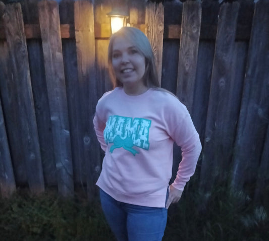 Pink Crewneck with side zips