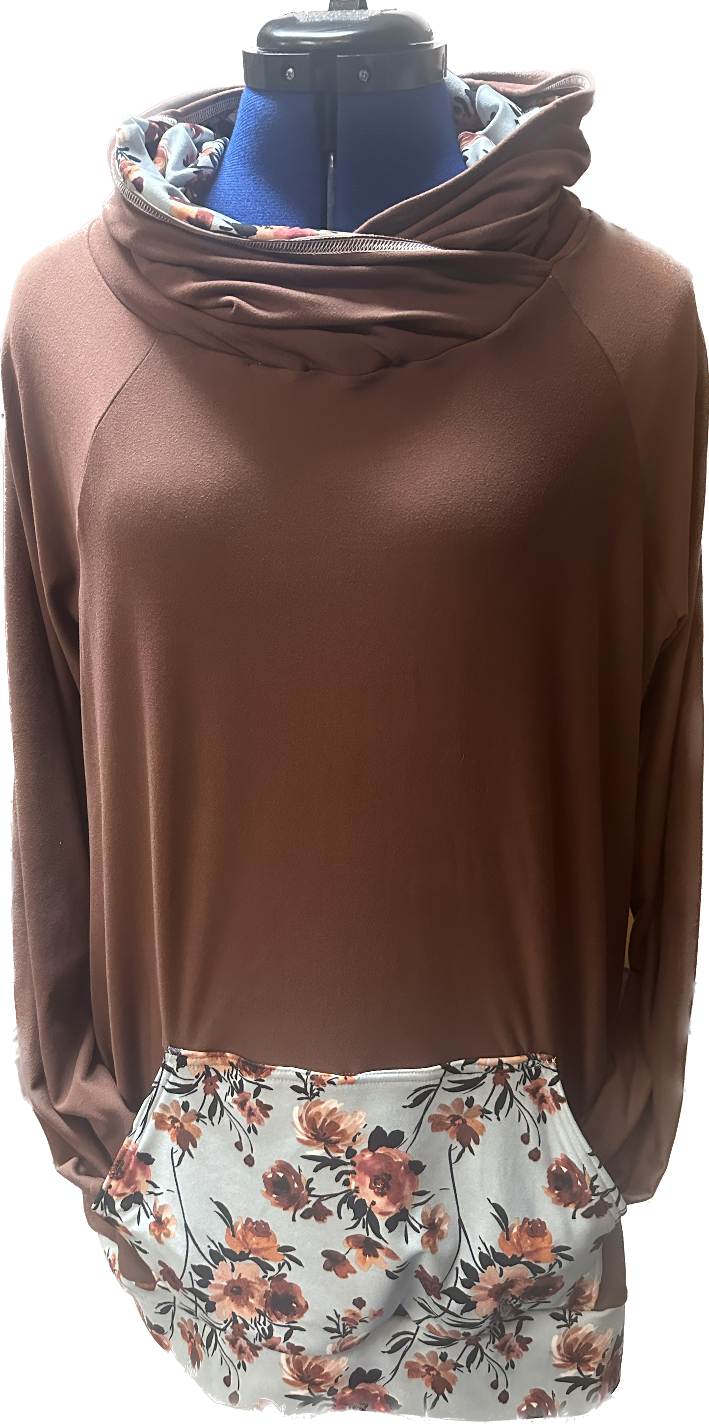 Blushing Blossom Crossover Hoodie